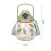 Children's Large Capacity Plastic Straw Water Bottle