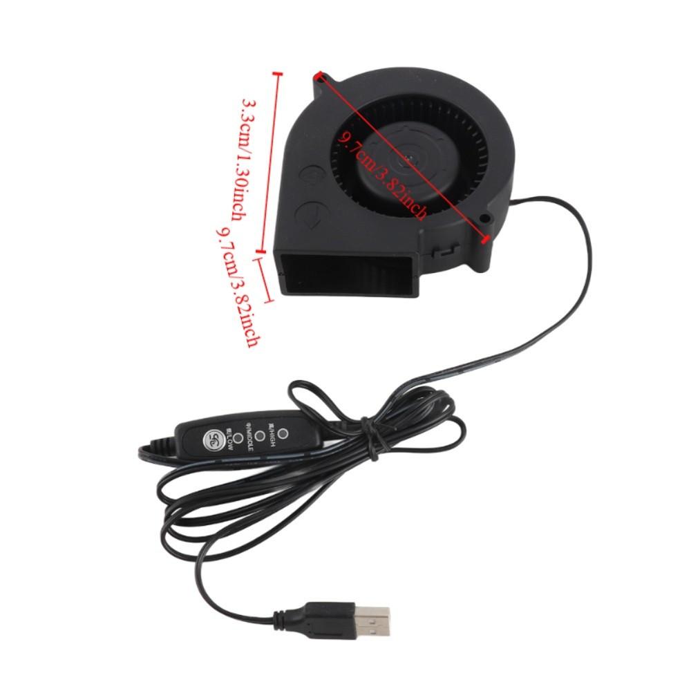 DC5V Computer Cooling Fan 3 Speed Brushless Cooling Fan Turbo Cooling Fan Server Cooling