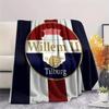 Willem II Tilburg Flannel Blanket, High quality Comfortable for All Seasons, Home Decor, Warmth and Comfort