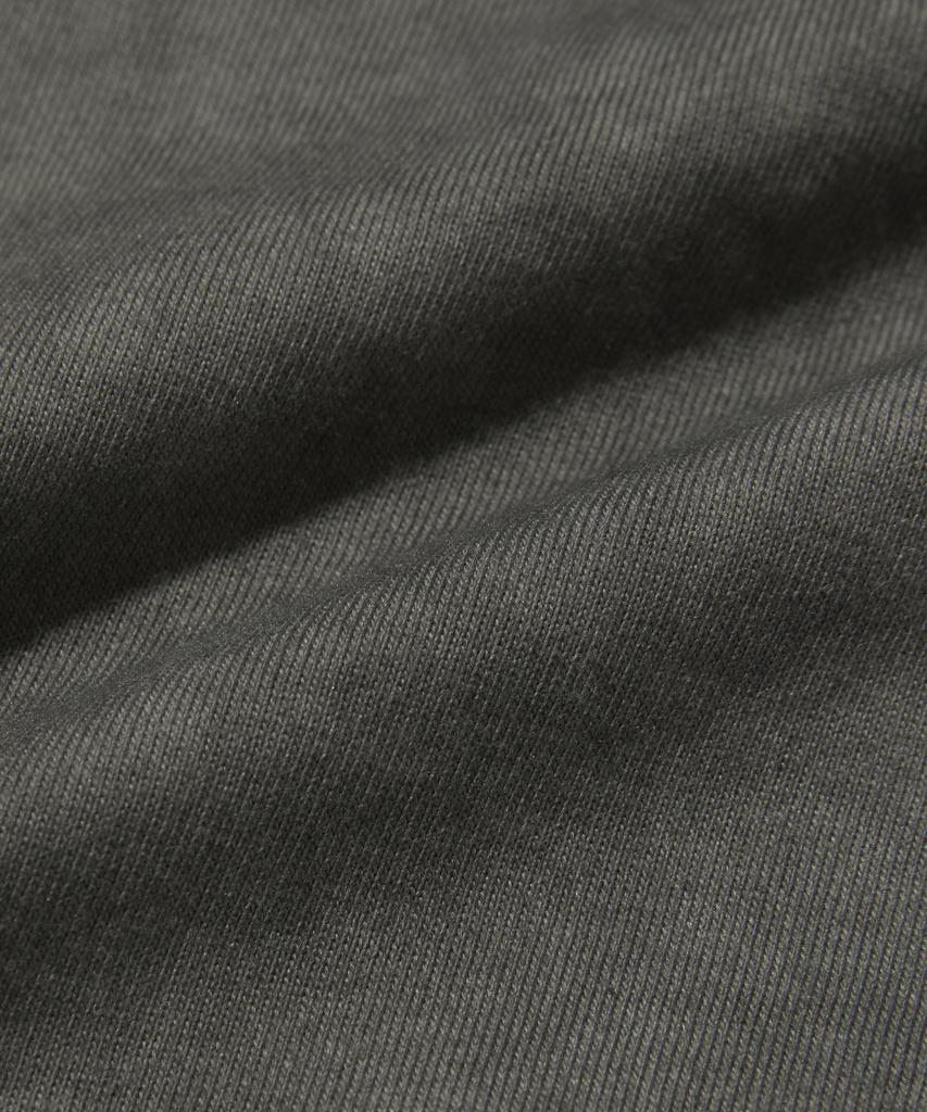 SUADE Washed Henley Neck [Charcoal Gray]