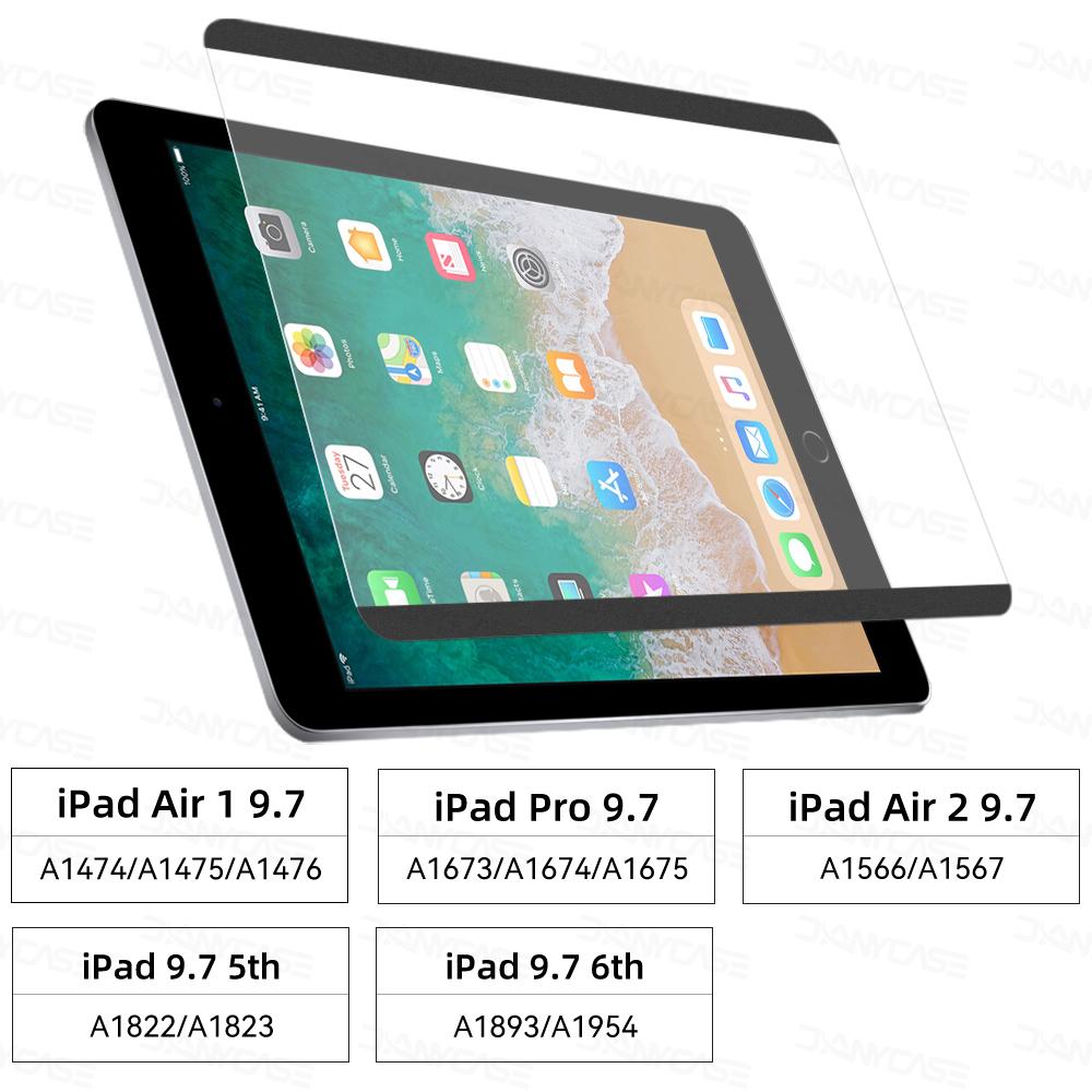 Защитная пленка для экрана в виде бумаги для iPad Air 4 5 10,9 Pro 11 9,7 5/6th 10,2 7/8/9th Mini 6 5, магнитная пленка для письма, аксессуары для iPad