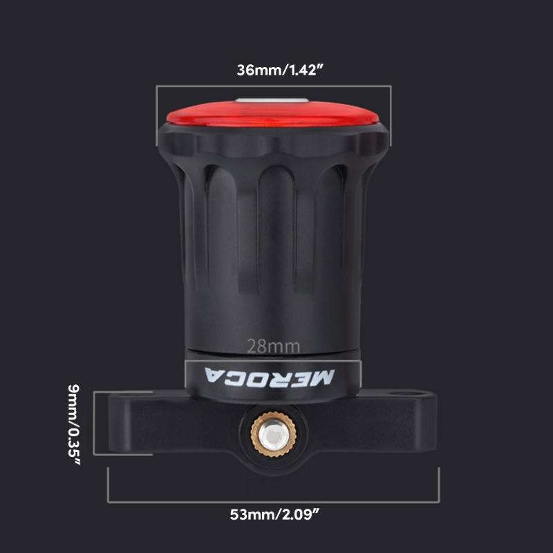 Высокоинтенсивный USB-перезаряжаемый велосипедный фонарь с датчиком задний фонарь велосипедный задний фонарь