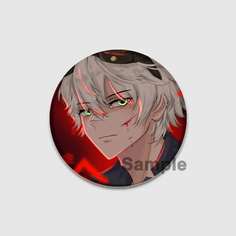 Значки Bennett 32/44/58 мм, аниме-броши ручной работы Genshin Impact, значок на лацкан игрового персонажа, креативный значок в виде мультяшной фигурки, подарочный аксессуар