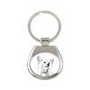 Chinese Crested Dog, Puff - Keychain with a Dog, Keychain with a Print, Personalized Pendant from the Brand
