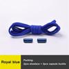 NO.8 No Tie Shoelaces Elastic Semicircle Shoe Laces for Kids and Adult Metal Lock Sneakers Shoelace Boot Lazy Laces Shoe Strings