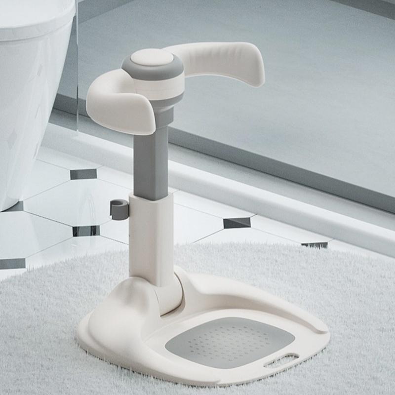 Baby standing bath device Infant child wash butt auxiliary stand foldable children's non-slip bath basin table