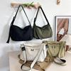Fashionable Simple Nylon Bag New Large Capacity Casual Versatile Shoulder Bag Workwear Style Crossbody Bag Women's Commuter Bag