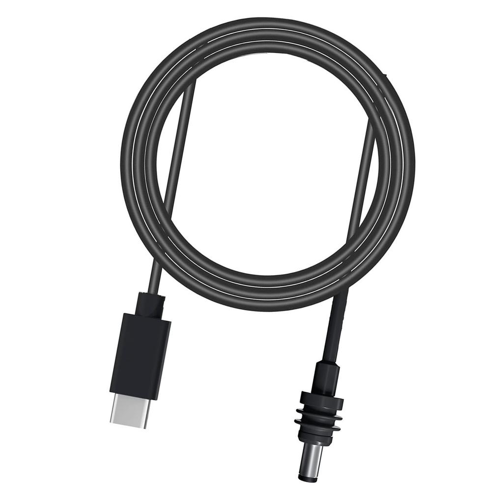 22.8m 75FT USB C To DC Power Cable Robber Housing Copper Conductor 18AWG USB Type C Input To