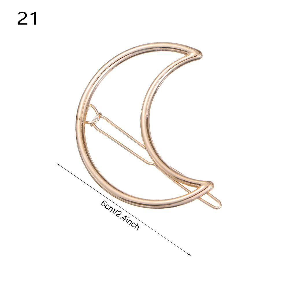 Hair Styling Barrettes Metal Hairclips Star Heart Hair Pins Knot Hair Clip Geometric Hairpins