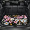 Розовый Маргаритка Принт Коврик в Багажник Автомобиля Подушка для Чемодана Наружный Коврик Подходит для Различных Моделей Седанов и Внедорожников Декор Салона Автомобиля Коврик для Хранения
