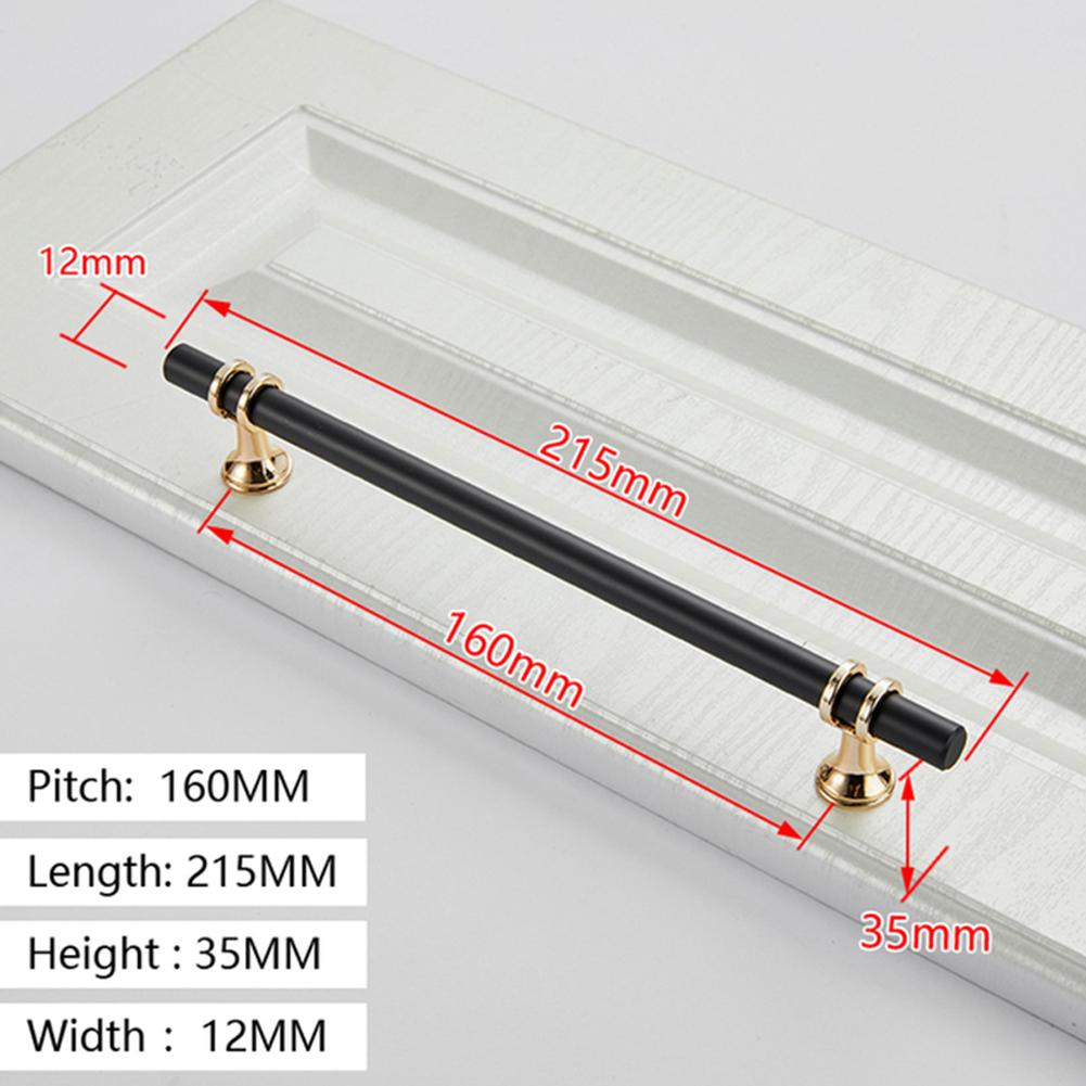 Ручка с винтом Обновите свои шкафы с помощью привлекательных хромированных ручек для дверцы кухонного шкафа из золота и черного цвета