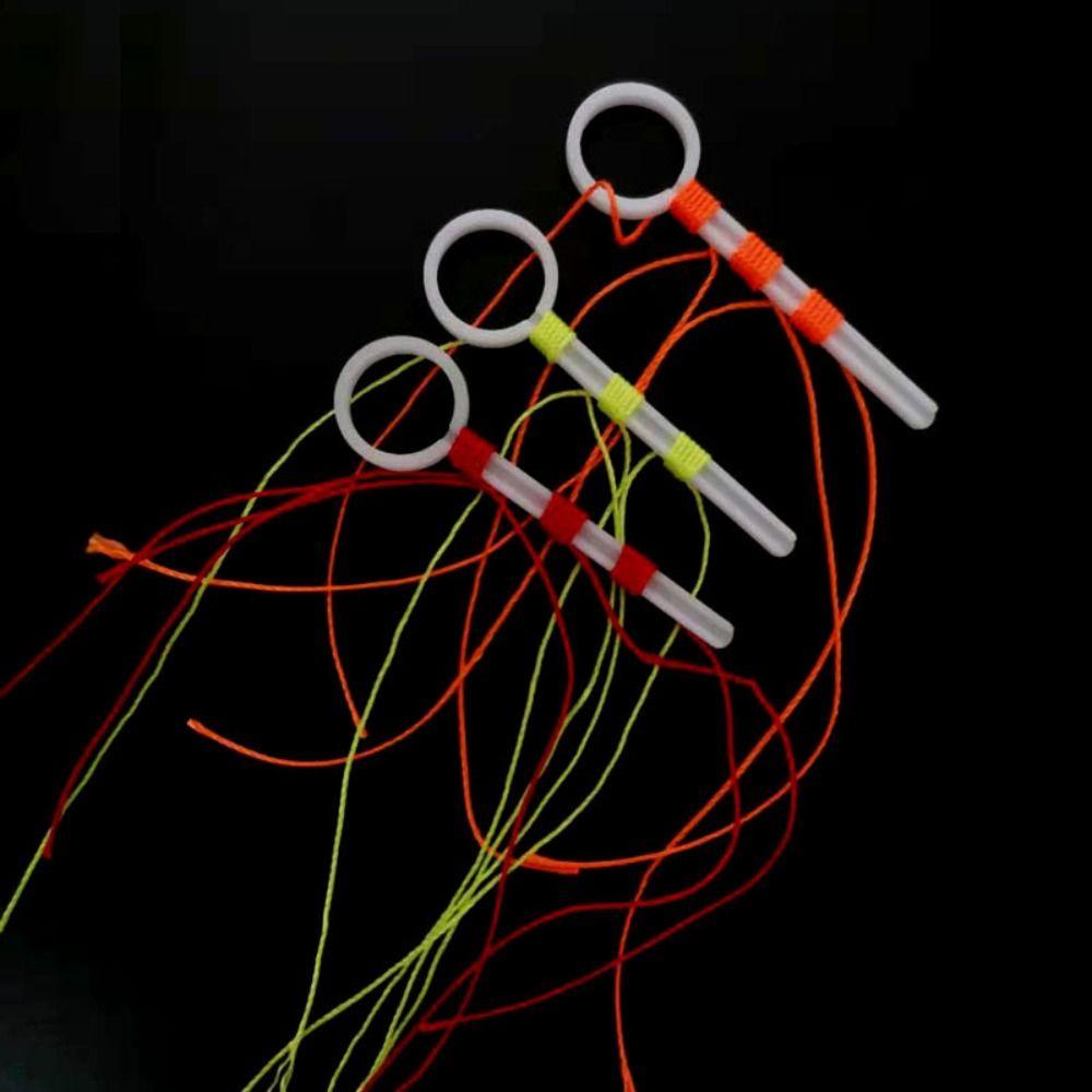 50pcs Fishing Tools Bobber Looper Stop Knots Cotton Thread Cotton Thread Knot   Sea Fishing