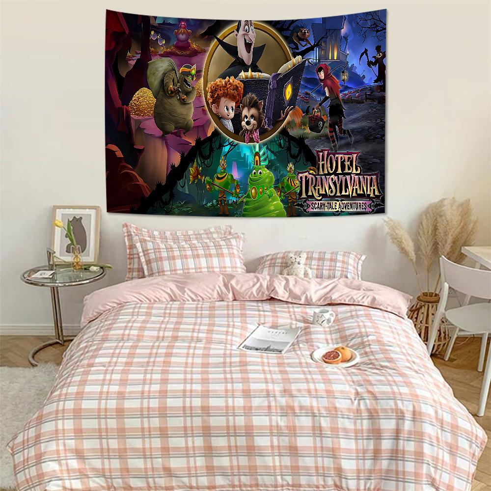 Anime Hotel Transylvania Hanging Bohemian Tapestry Bohemian Wall Tapestries Mandala Kawaii Room Decor