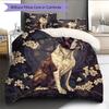 Boxer Pattern Bedding Home Decoration Birthday Gift (1 * duvet cover + 2 * pillowcase, without core)