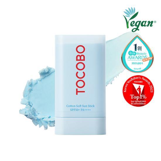 Tocobo Cotton Soft Солнцезащитный стик 19 г SPF50+ PA++++