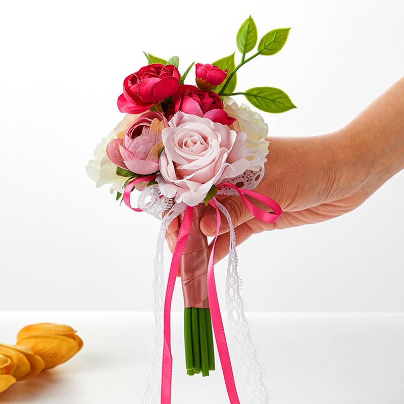 1 шт. ручной работы букет свадебный детский подарок на день рождения передовые ощущения мини ручной цветок новый узор искусственный цветок