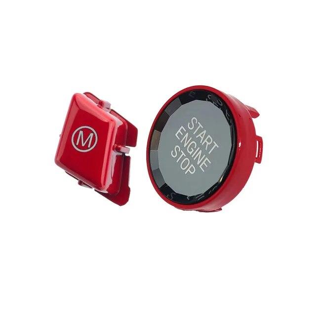 Car Steering Wheel M Mode & Start Stop Engine Button Fit For BMW 3 Series M3 E90 E92 E93 Auto Accessories Switch Peplacement