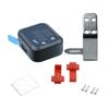 3 в 1 мотоциклетный термометр, вольтметр с USB-портом для зарядки, 12 В-24 В, крепление на руль, цифровой измеритель температуры и напряжения