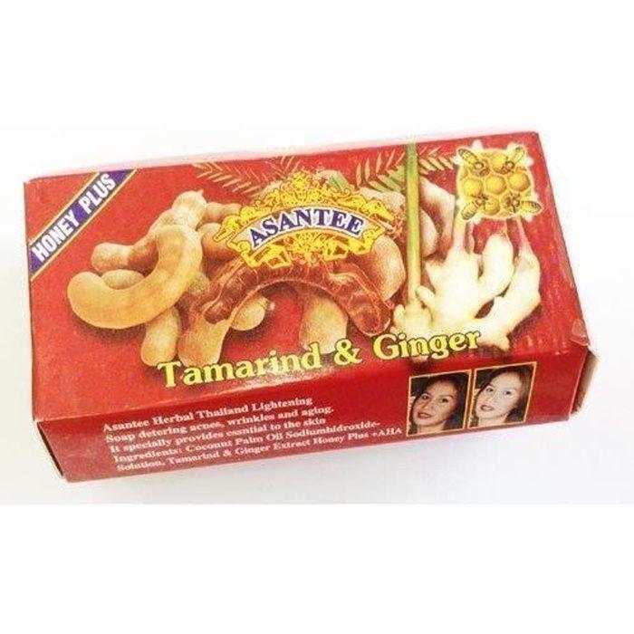 Savon Éclaircissant - ASANTEE - Tamarind & Gingembre - 125g - Élimine Les Taches - Parfum Spécial