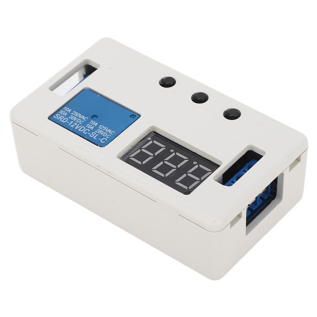 Модуль реле задержки времени DC 12 В цифровой таймер многофункциональный регулируемый переключатель управления циклом ПЛК