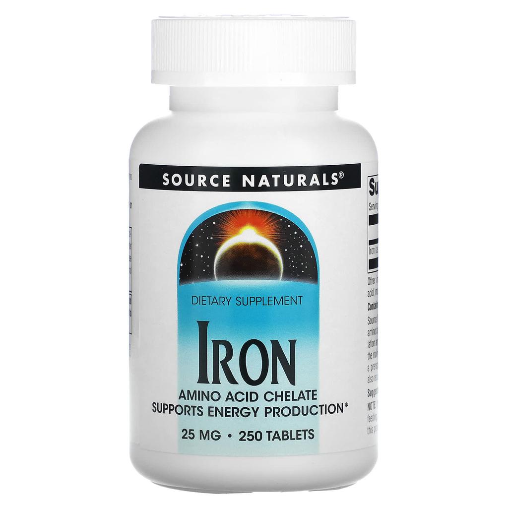 Iron, 25 Mg, 250 Tablets