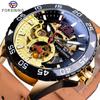 New Top Men's Watch Hollow Men's Automatic Mechanical Watch Casual Sports Belt Watch
