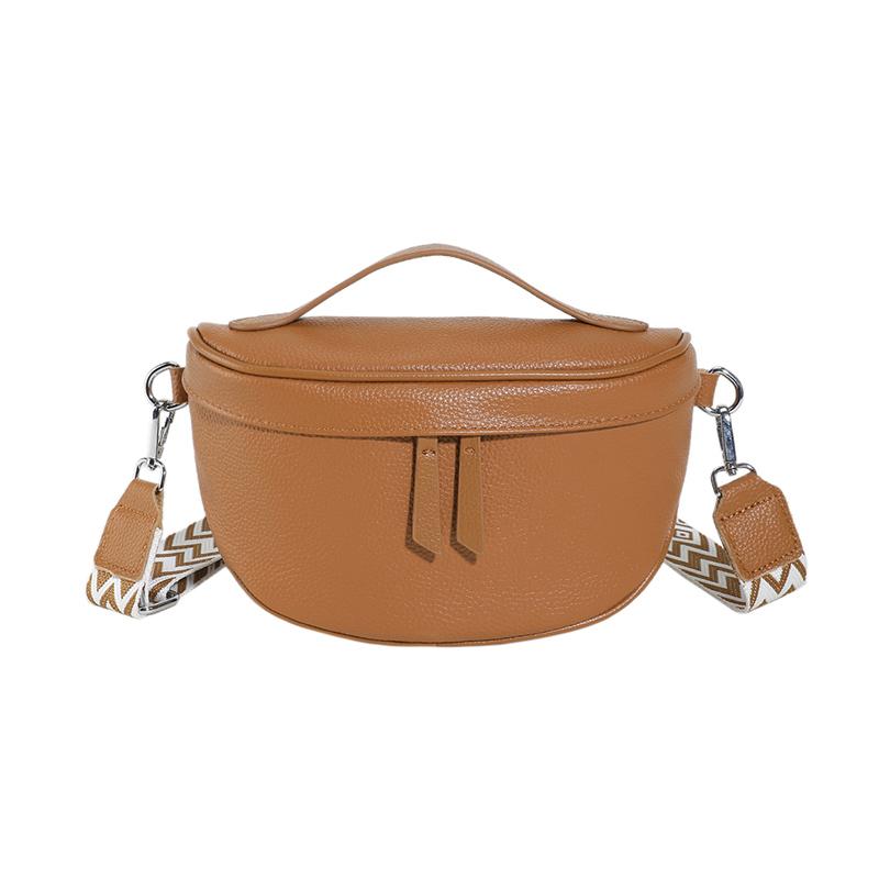 Luxury Genuine Leather Woman Chest Bag High Quality Crossbody Bag for Women Cow Leather with Small Bag