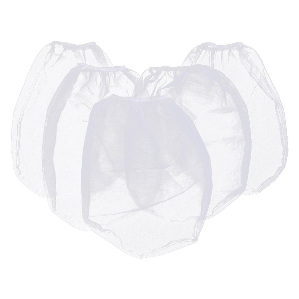 5 шт. Мешки-фильтры для краски 1/2/5 галлонов Эластичное верхнее отверстие Фильтрующие мешки для жидкостей Инструменты для покраски Сетчатый экран для краски с мелкой сеткой