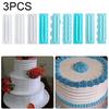 3Pcs Cake Smoother Scraper Buttercream Cream Spatula Comb DIY Cake Decorating Tool