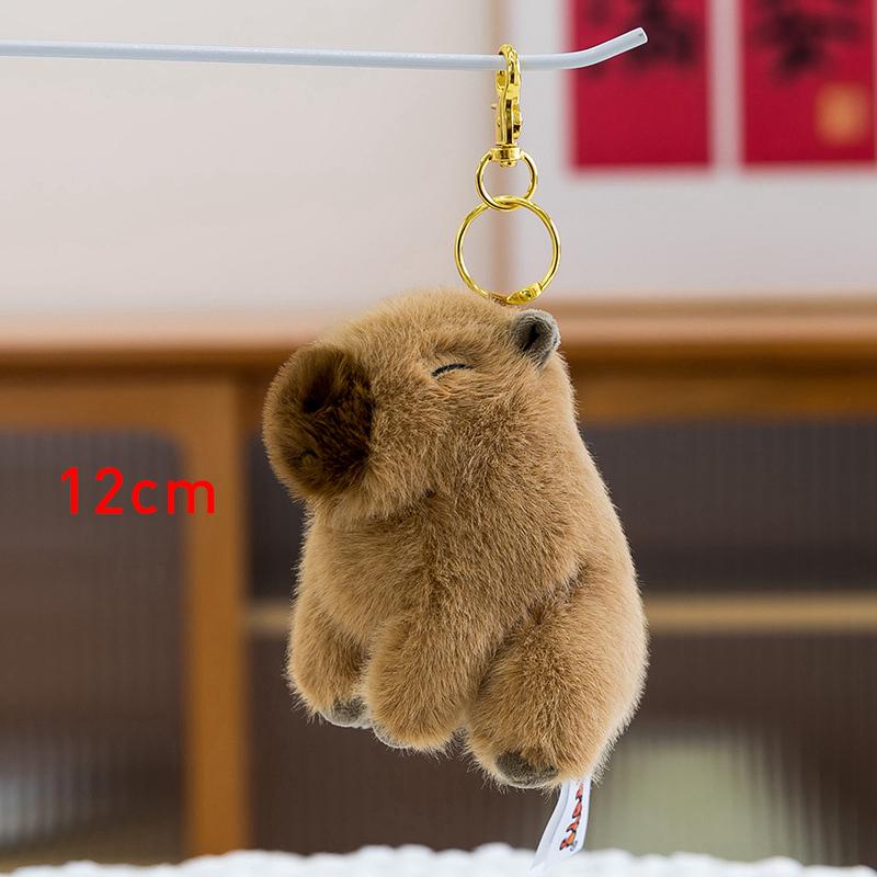 Lovely Capybara Plush Toys Kawaii Capibara Plushie Pillow Stuffed Soft Animal Doll Capybara Toy Pendant Toy Gift