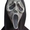 Halloween Scary Scream Ghost Face Mask Latex Cosplay Costume Adult Party NPC Role Play