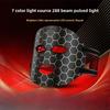 Red and Blue Light Row Light Led Beauty Instrument Household Beauty Mask Photon Electronic Skin Rejuvenation Instrument 7-color Mask Instrument
