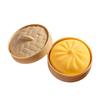 1/2/3/4Pcs Stress Relief Steamed Bun Toy with Steamer Simulation Stuffed Bun Squeeze Sensory Toy Soft TPR