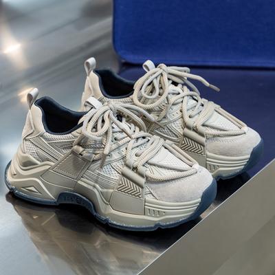 Daddy Shoes, женская модная нескользящая повседневная спортивная обувь на толстой подошве, новые осенние удобные и легкие женские кроссовки для бега