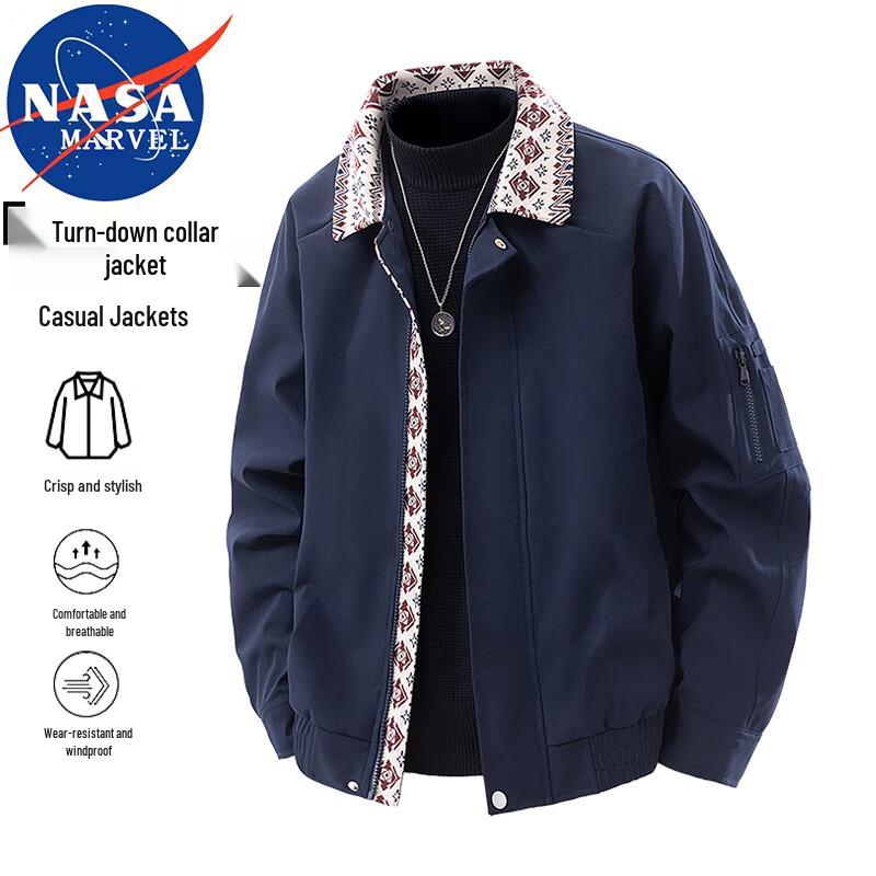 NASA MARVEL Men's Casual Long-Sleeve Jacket