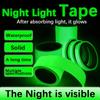 Luminescent Glow Self Luminous Strip Warning Tape Glow Dark Fishing Rod Sticker Luminous Sticker Self-adhesive Tape DIY Tape
