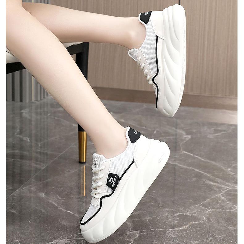 Новая парусиновая женская обувь с высоким берцем, весна/лето 2024, дышащая повседневная обувь на толстой подошве, спортивные ботинки martin