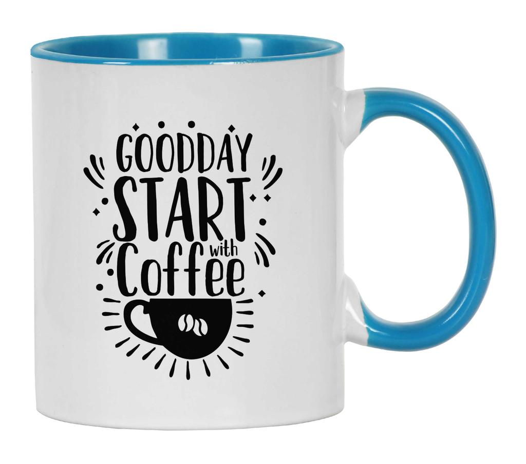 Inkdotpot Goodday Start With Coffee 11 Oz керамические кофейные кружки отлично подходят для коллег, боссов, подарков для кофе