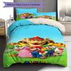 Stylish Super Mario Duvet Cover Polyester Durable Bedding Set Comforter Cover Pillowcases for Bedroom -QJY