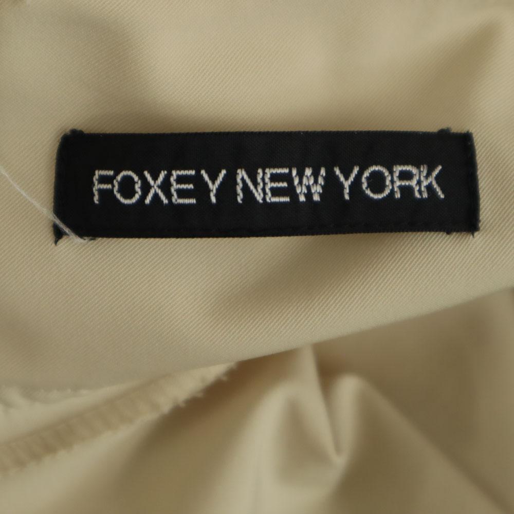 FOXEY NEW YORK сделано в Японии юбка-клеш миди бежевая Женская Б/У