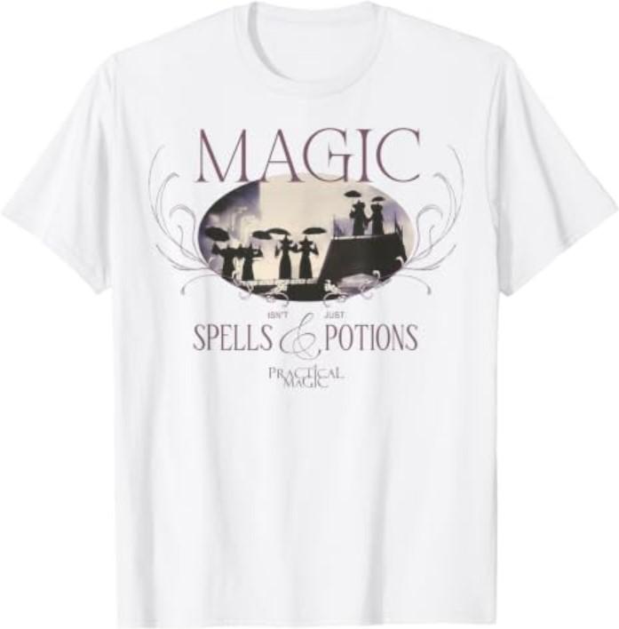 Practical Magic Magic Isn't Just Spells & Potions Silhouette T-Shirt Unisex T-Shirt