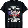 Proud Veteran of the US Army - USA Flag Soldier Veteran T-Shirt