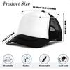 12 Pack Trucker Hat for Summer Polyester Mesh Cap Adjustable Sublimation Blank Hats Baseball Caps for Outdoor