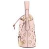 Michael Kors M K Aidy Сумка-ведро из кожи с кулиской и вырезанным логотипом Мини женские сумки Цвет: Мороженое-Розовый 35T1GUWC5L-POWDER-BLUSH