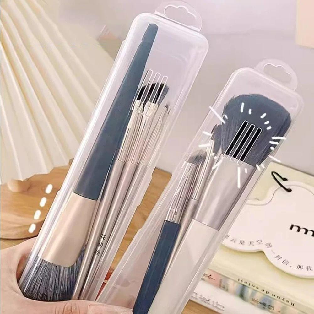 1 шт., карандаш для бровей, посуда, палочки для еды, коробка для хранения кистей для макияжа, прозрачные инструменты для красоты