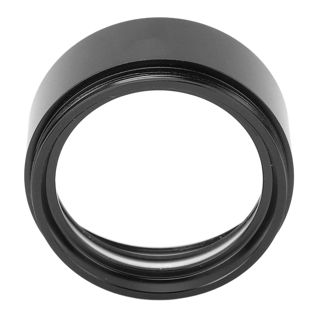 Microscope Auxiliary Objective Lens High Transmittance Anti Blue Stereo Microscope Auxiliary Objective Lens 0.7X Black