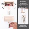 Multifunctional Decorative Key Hook Car Box Design Wall-Mounted Key Organizer with Interactive Garage Door