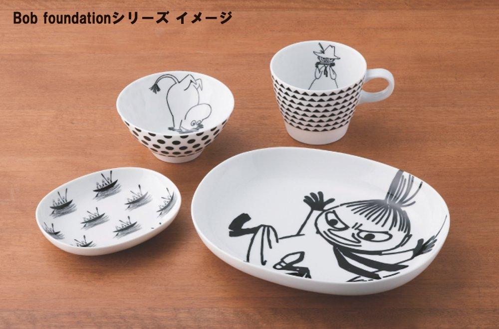 Yamaka Shoten MOOMIN Bob Foundation Рисовая миска Муми-тролль Микроволновая печь и посудомоечная машина Муми-тролль Скандинавский день Свадьба Сделано в (M) 280 мл, Узор, Безопасный, Товар,