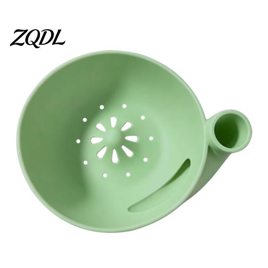 Wash And Drain Gadget Self-Spinning Berry Swirl Bowl, Food-Grade Silicone Vortex Fruit Colander with Built-in Portable Rinse Basin for Cleaning Grapes