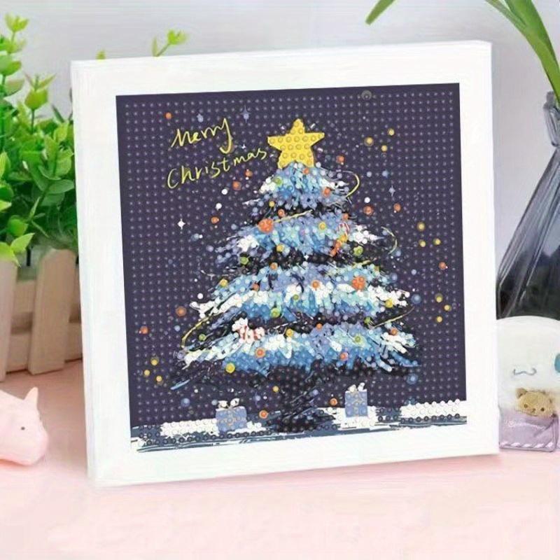 1Pc Christmas Small Gift Diamond DIY Handmade Photo Frame Decorative Painting Material Package